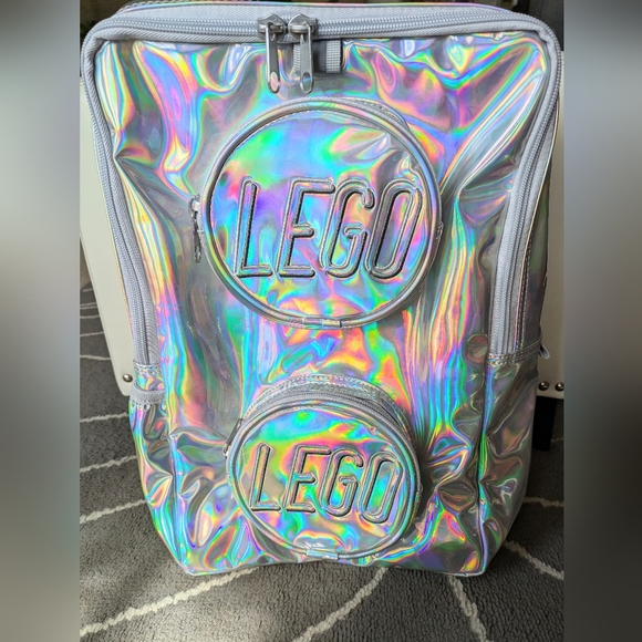 NWT LEGO Holographic Brick Backpack - Picture 5 of 14